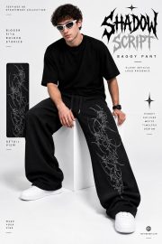 Shadow Script Baggy Pants
